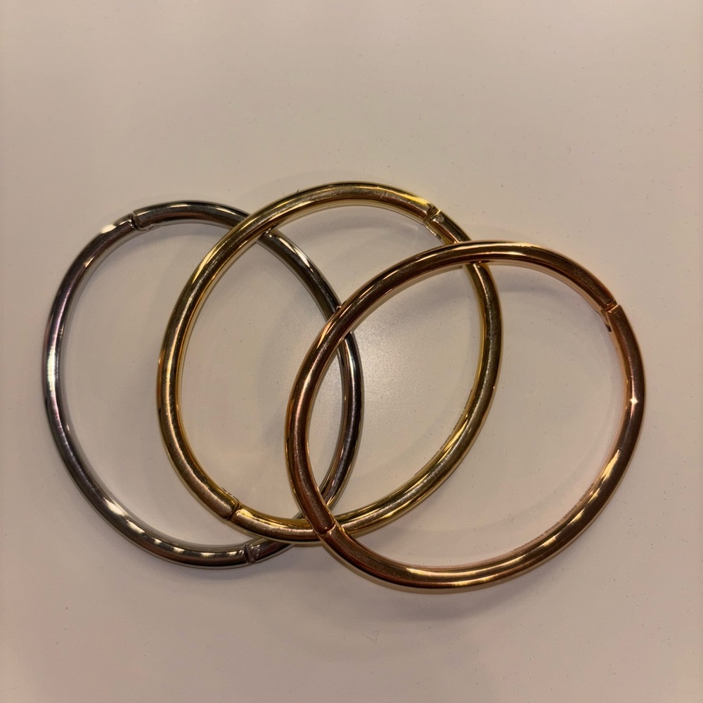 Stainless Steel Mixed Metal Bracelets
